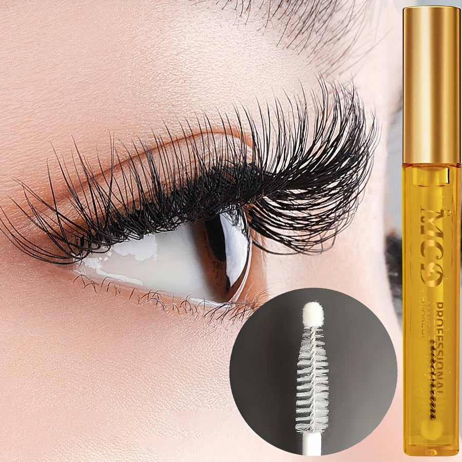 Natural Eyelash and Eyebrow Enhancer Serum for Longer, Fuller, and Healthier Lashes and Brows - Volumizing Gel Mascara Cream with Slender and Curling Effect