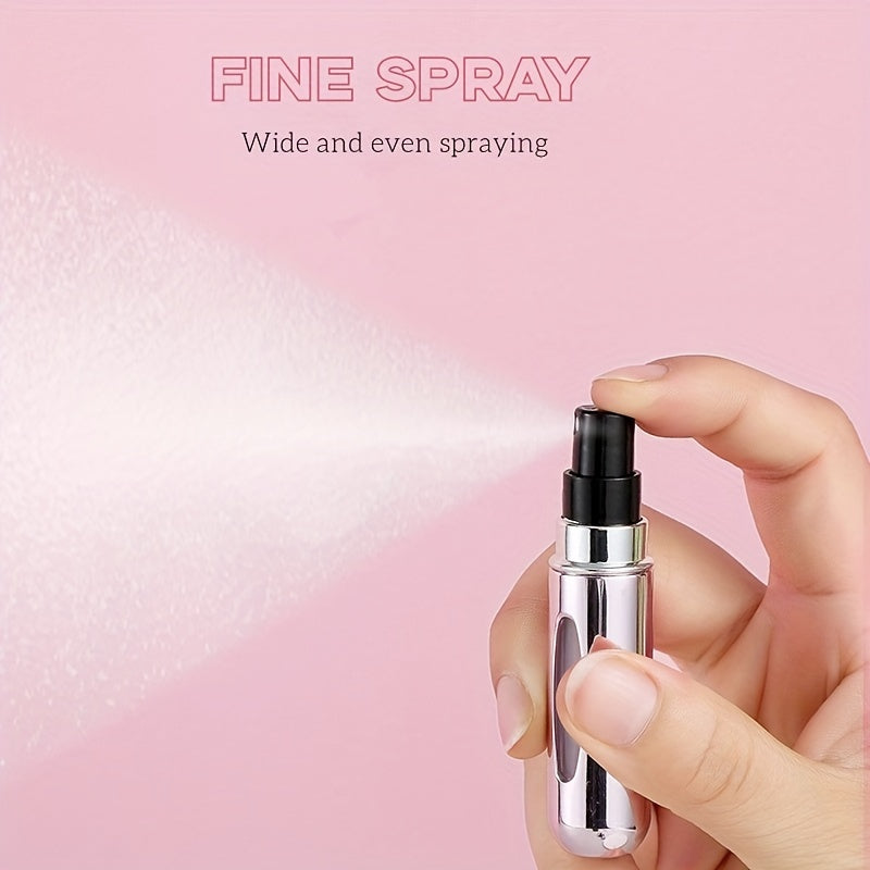 5 ml Portable Refillable Perfume Spray Bottle for Travel- compact