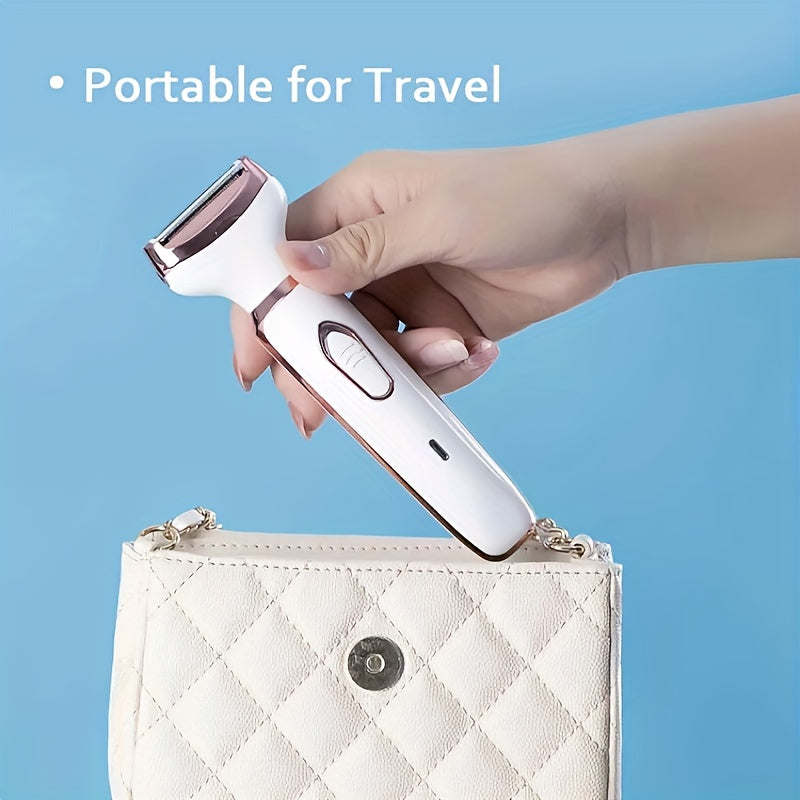 Electric portable Razor For Women, 4-in-1 Rechargeable grooming kit