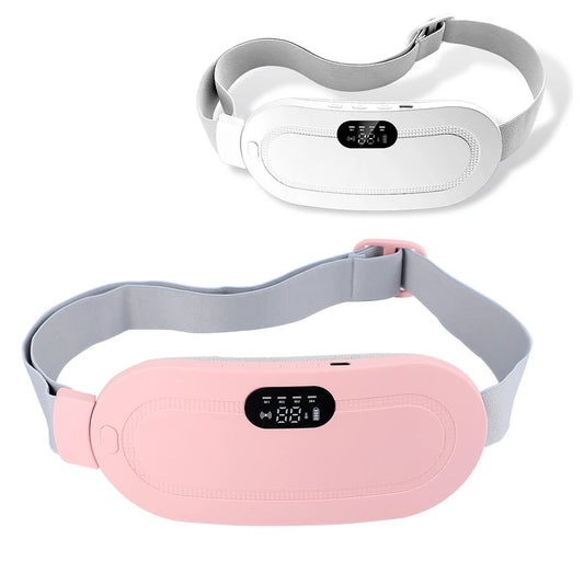 Electric Period Cramp Massager Vibrating Heating Pad Belt